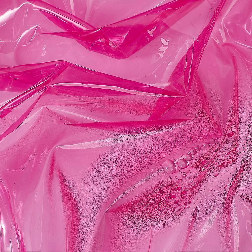 TPU Plastic Sheets DIY Craft Supplies Fuchsia 1370mm 1m/pc