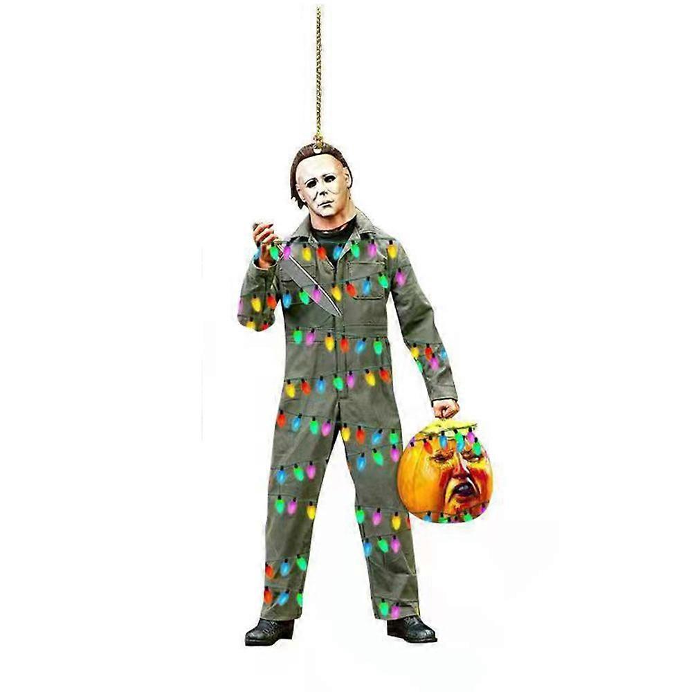 車のバックミラー 装飾品 木のぶら下がっている 装飾 ペンダント ゾンビ ハロウィーンの装飾