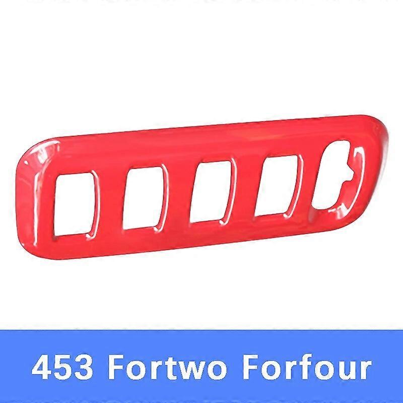 Car headlight switch decoration For Smart 453 Fortwo Forfour ABS chrome multi-function control button modification accessories
