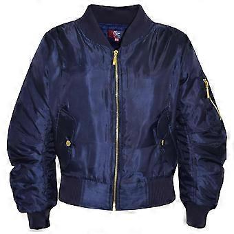 brandneue Kinder Unisex Rüschen Bomber gepolsterte Jacktes