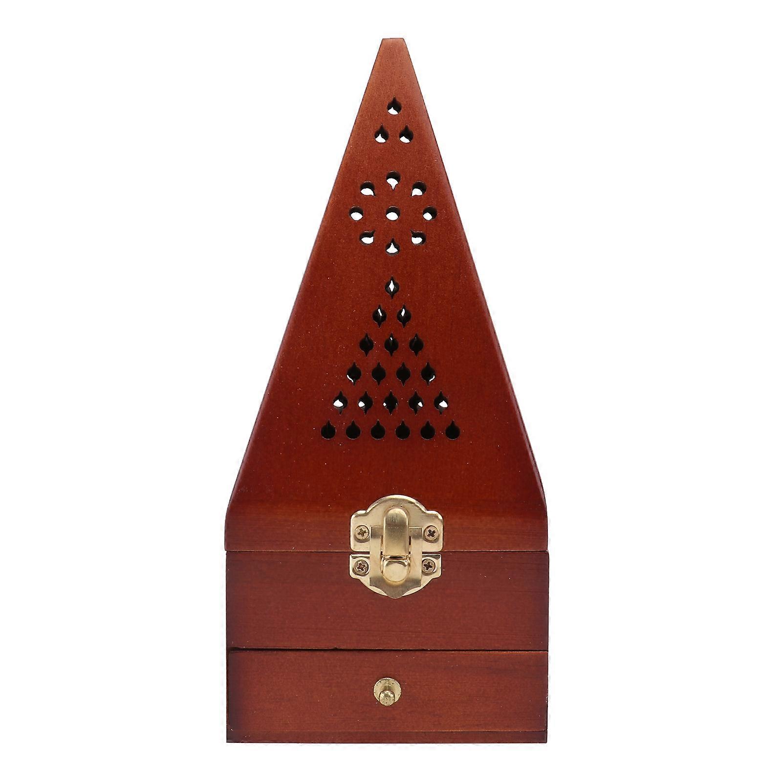 Table Tray Wood Aromatherapy Burner Insence Burner Holder Vintage Table Ornaments Grain Aroma Diffusers Incense Holder