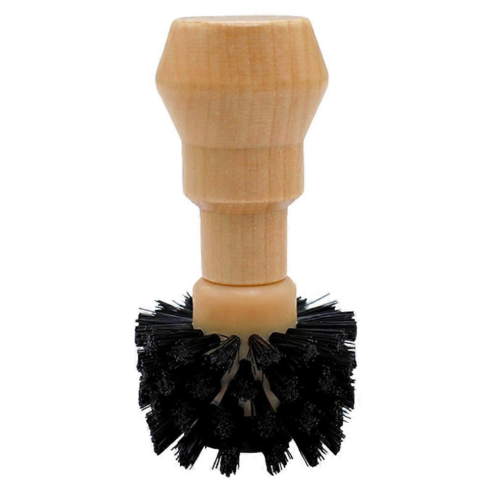 Coffee Machine Cleaning Brush Espresso Portafilter Brush Espresso Machine Wooden Handle Brush