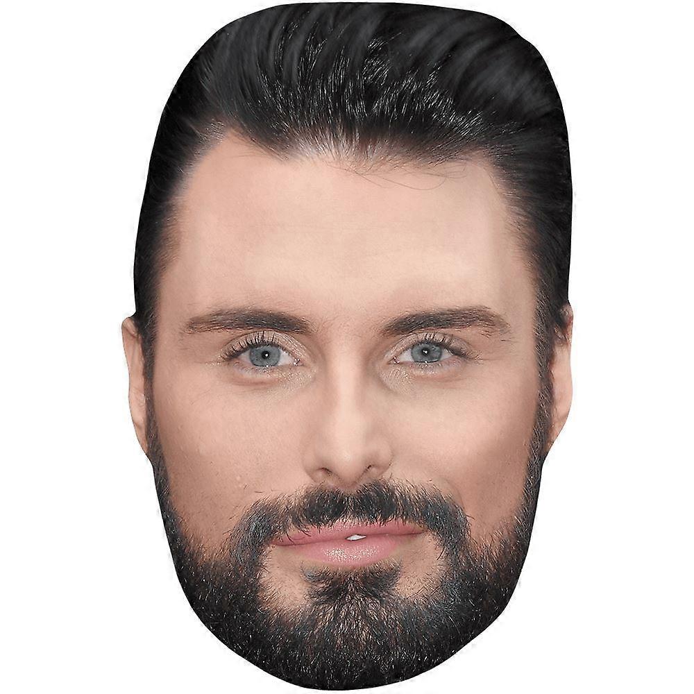 Rylan Clark (Beard) Celebrity Mask, Flat Card Face