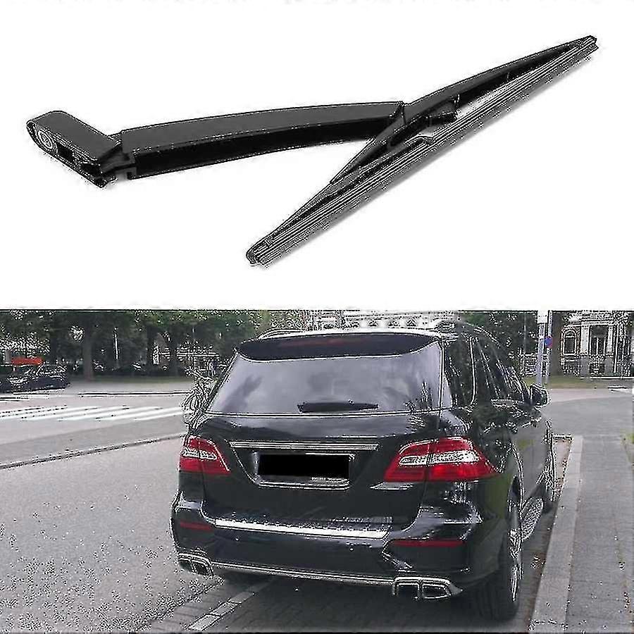 Rear Wiper Arm + Blade Replacement For Mercedes-Benz ML350 ML500 GLE (OE A1648200744) - W166 W164 Models