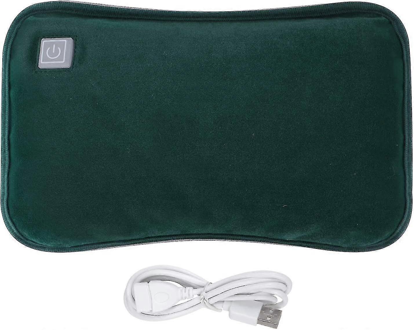 Bolsa de agua caliente eléctrica recargable profesional (verde)