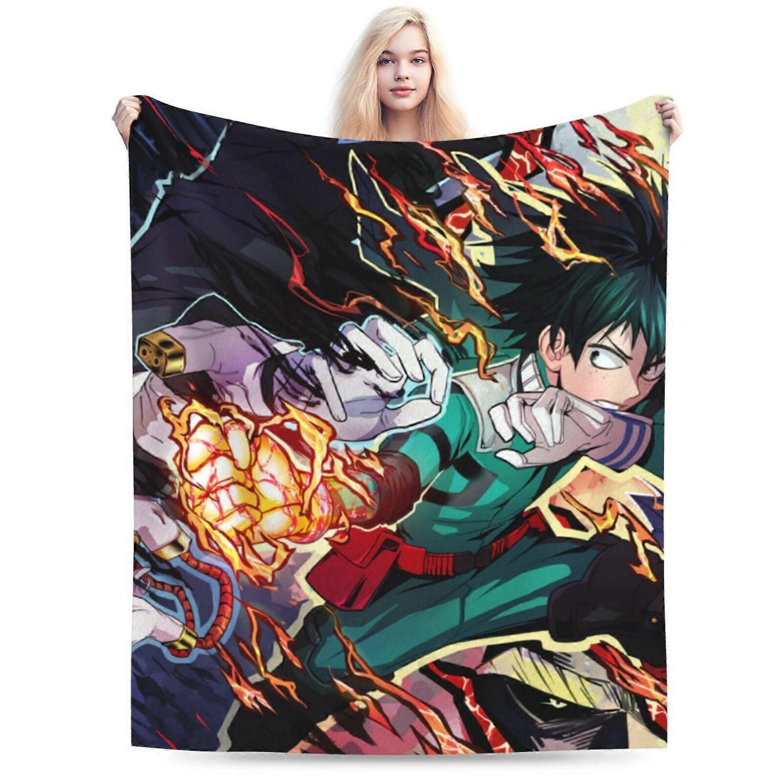 j1047 My Hero Academia Blanket, Anime Throw Blanket For Couch Sofa Bed, Soft Cozy LightweightMT8092