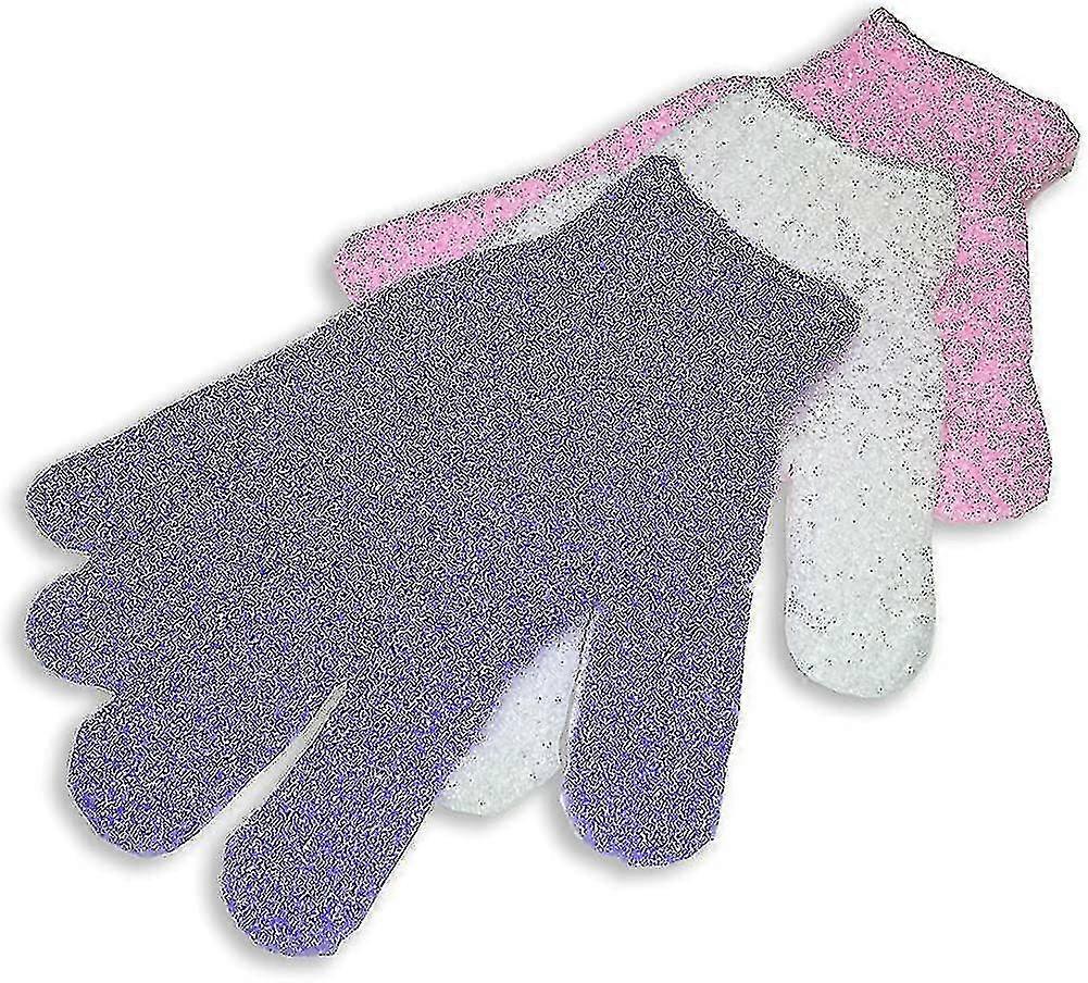 Peeling Glove Set (3 Pairs) - Peeling Glove For Face Peeling And Body Peeling
