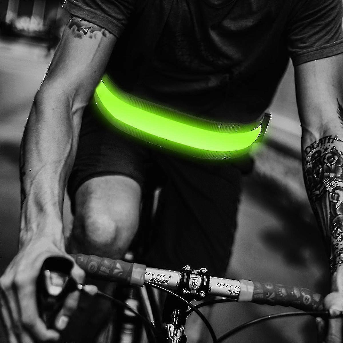 Led Running Bioist Belt - USB Akumulator Odblaskowy Świecący pas LED, pas bezpieczeństwa dla biegaczy, joggers