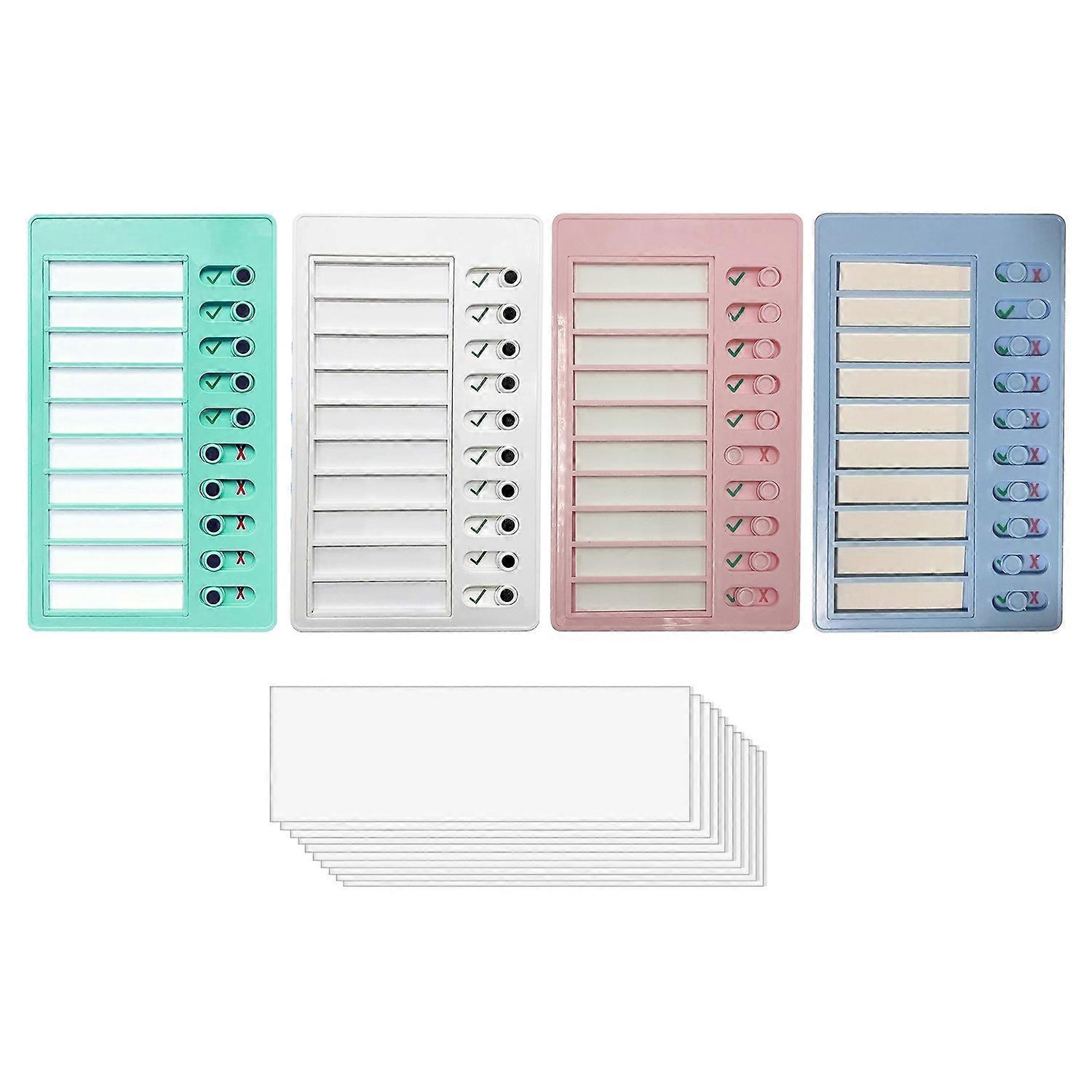 2/4Pcs Note Message Checklist Kids Chore Chart To Do List Board Checklist Board Chore Charts Home