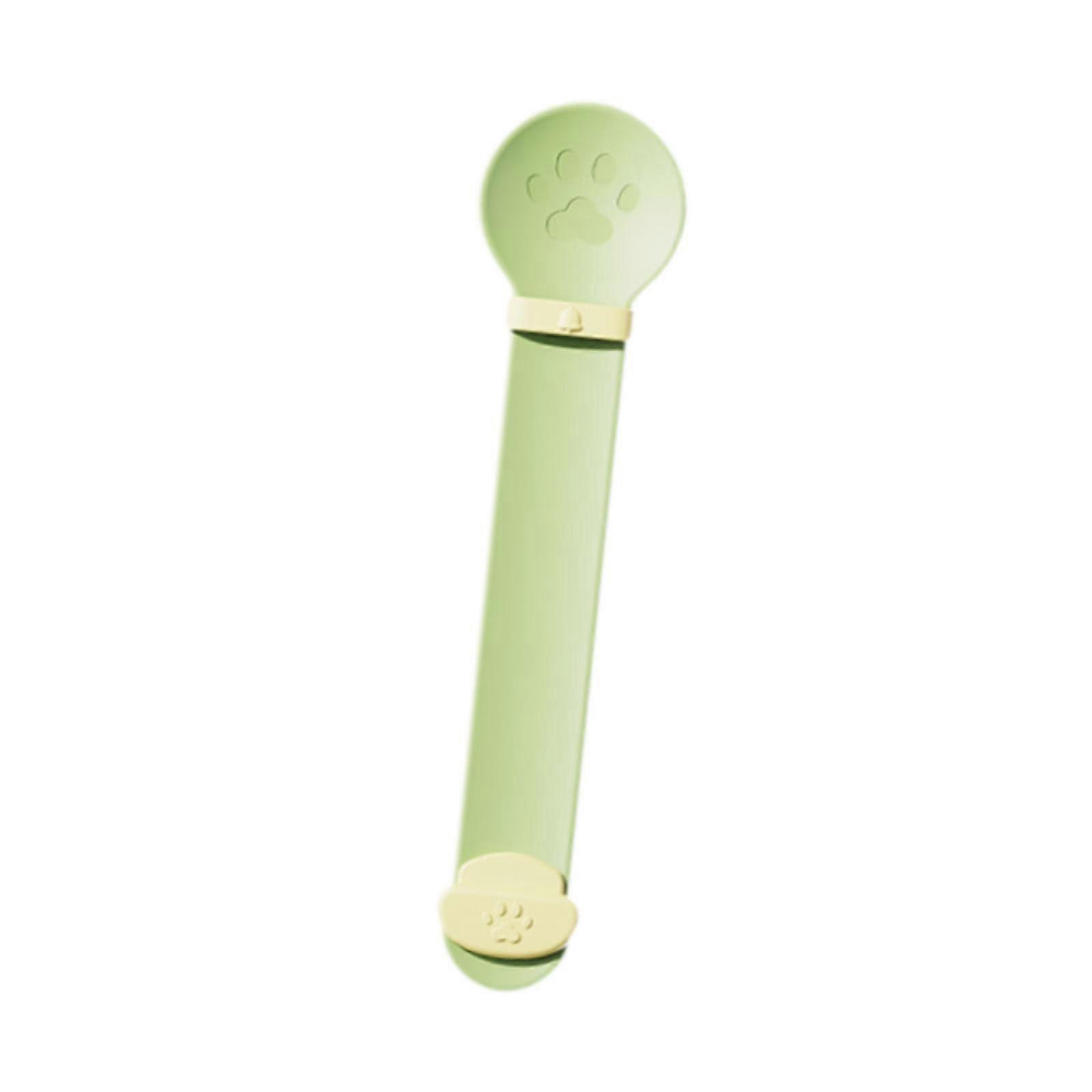 Cat Strip Squeeze Spoon Multi Use Cat Wet Feeder for Cat Kitten Wet Food Yellow