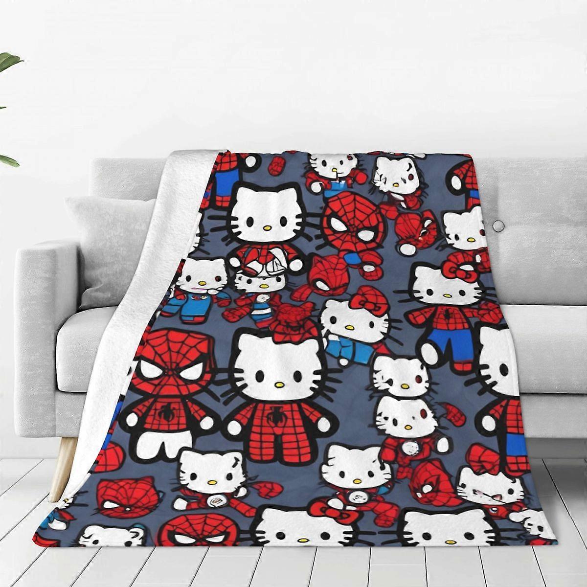 v432 Blankets The Amazing Spider-Man Blanket Film Super Warm Plush Throw Blanket For Home Decor Travel Office Flannel Bedspread Bed Cover Blankets vv4