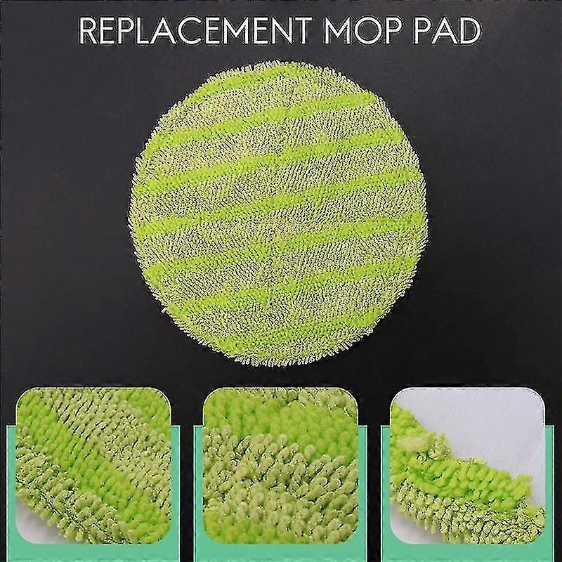 10 Pcs Replacement Pad for Cordless Electric Rotary Mop Sweeper Wireless Electric Rotary Mop Replacement Scrubber Pad - JA