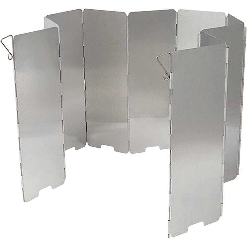16 Sheets of Creative Windscreen Burner Windshield Foldable Windproof BBQ Windscreen with Bag