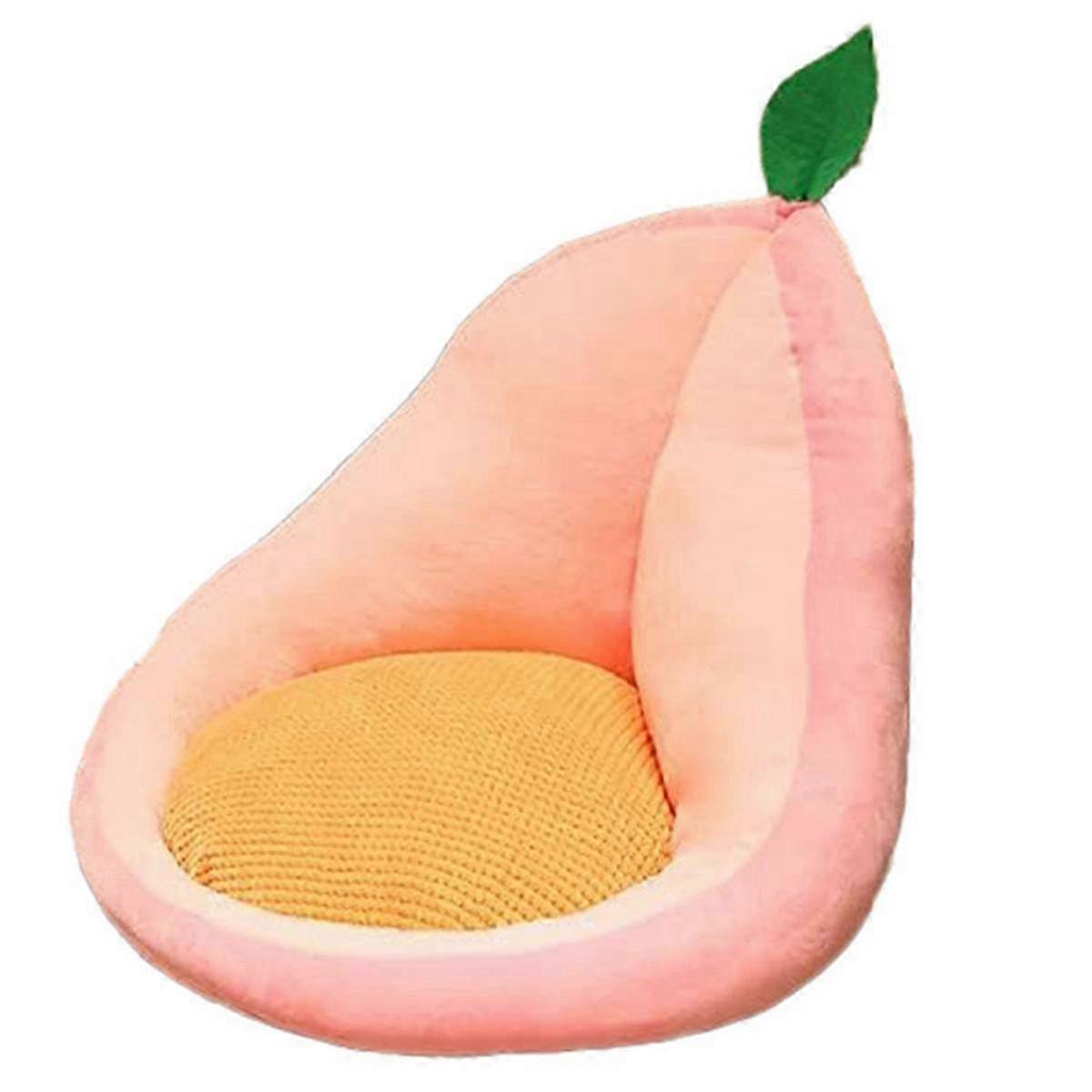 Fruit-Shaped Chair Cushion, Thick Plush Seat Pad for Back Support