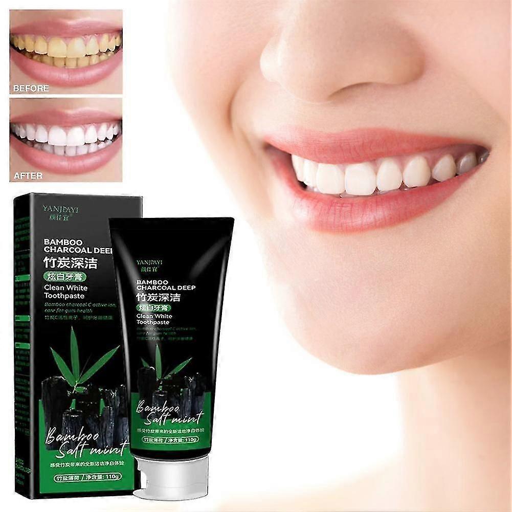 Bamboo Charcoal Deep Toothpaste, Clean White Toothpaste