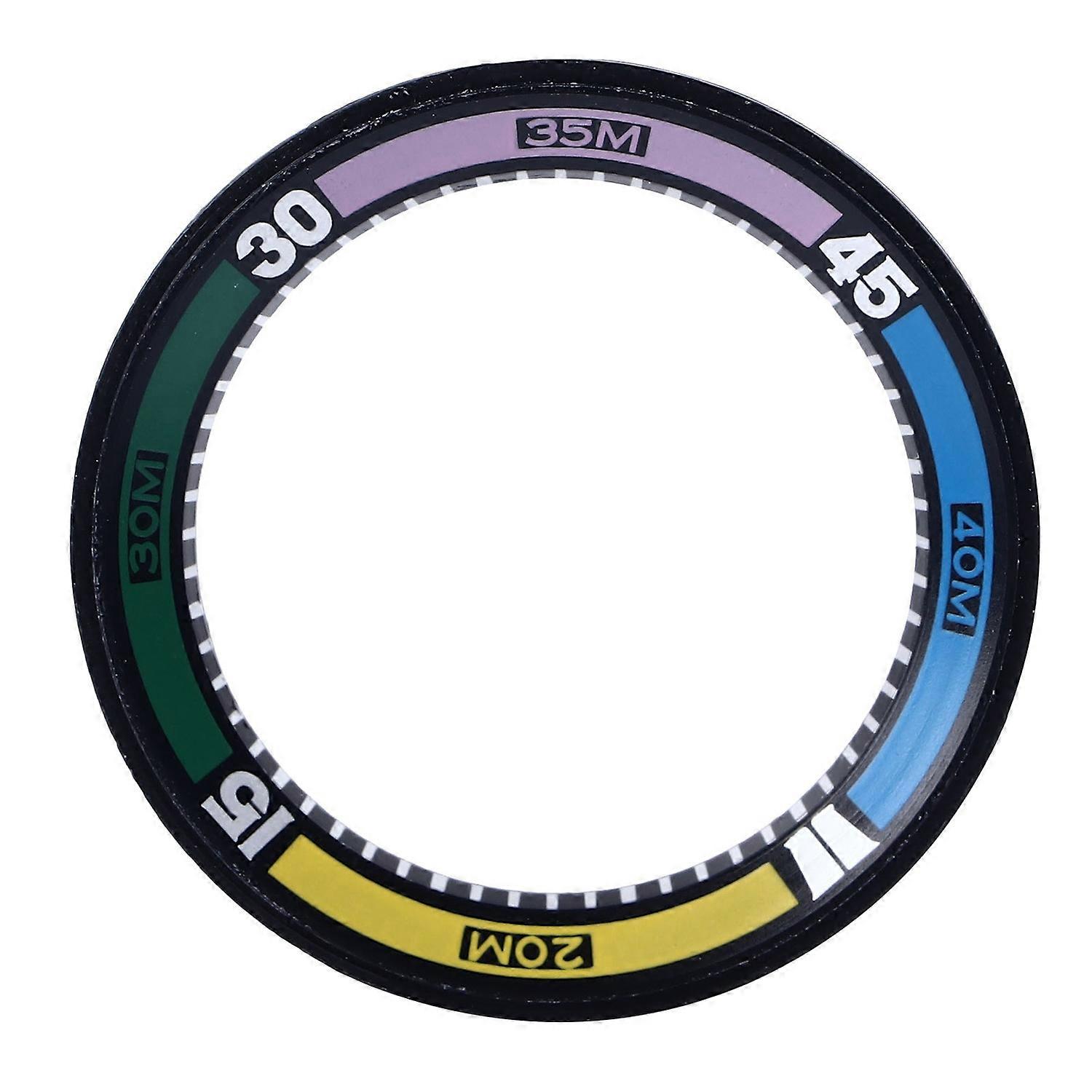 Watch Bezel Insert Resin Plastic Stylish Watch Bezel Insert Ring Replacement 36mm 