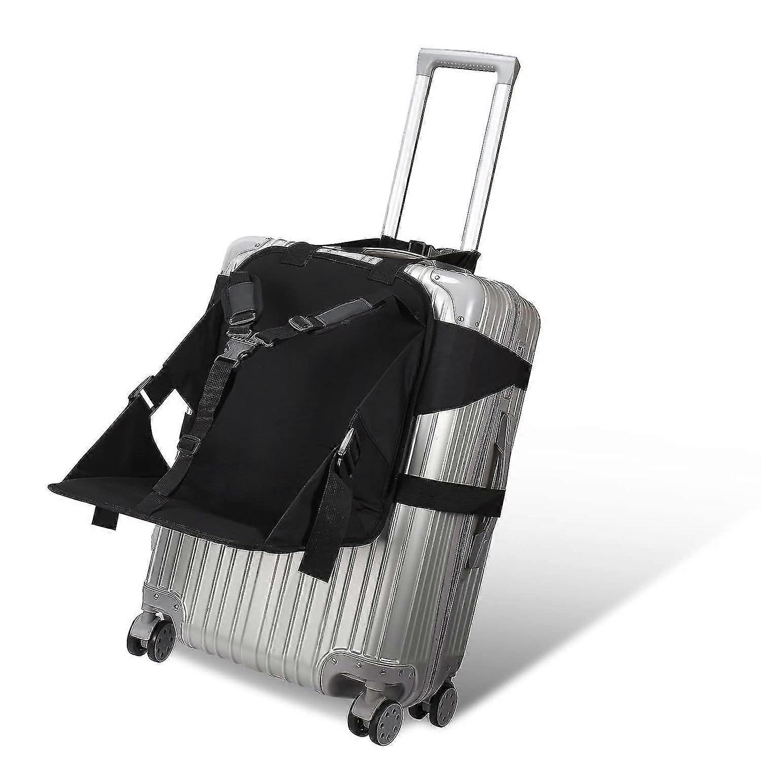 トラベルシート、子供用ライドオンスーツケース、シート付きキャリーオンラゲッジ、折りたたみ式トラベルチャイルドシート、機内持ち込み手荷物用幼児キャリア