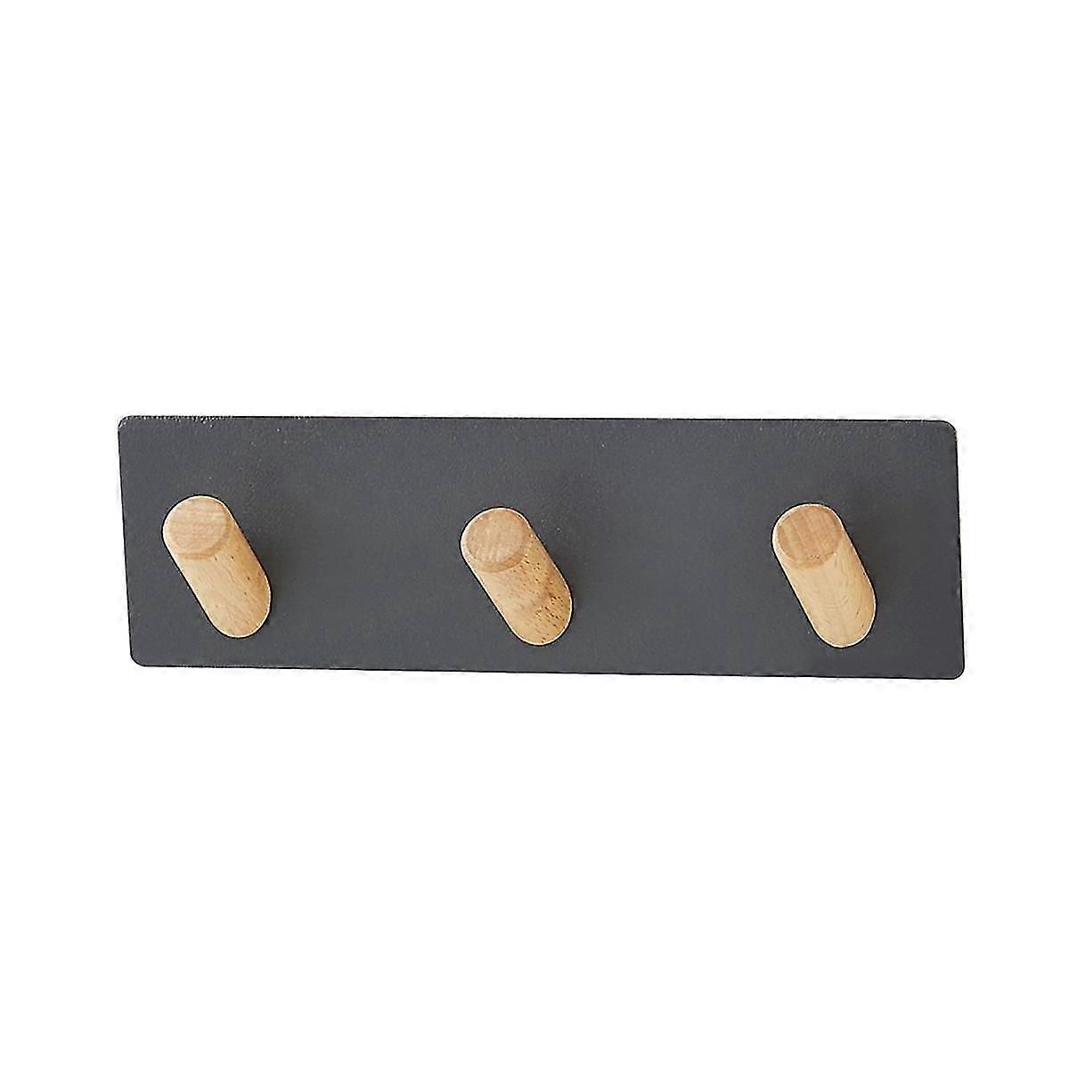 Magnetic Hooks, Magnet Coat Rack With 3 Hooks For Indoor Outdoor Hanging, Kitchen, Keys Holder, Ref