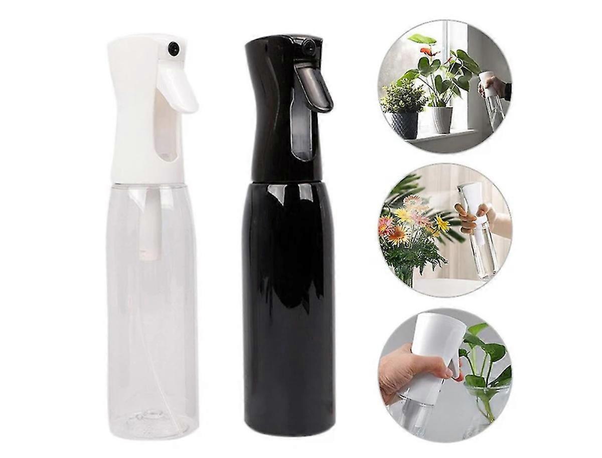 200ml Spray Bottles Refillable Bottles Handheld Plant Continuous Mist Watering Can Gardening Atomizer Colour Black 200ml
