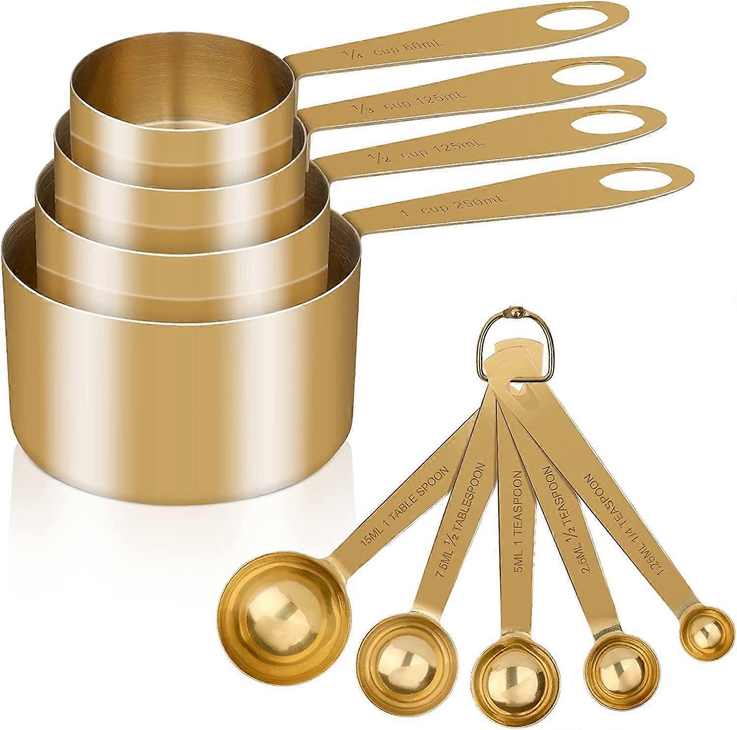 9 Pcs Measuring Cups And Measuring Spoons Measuring Units