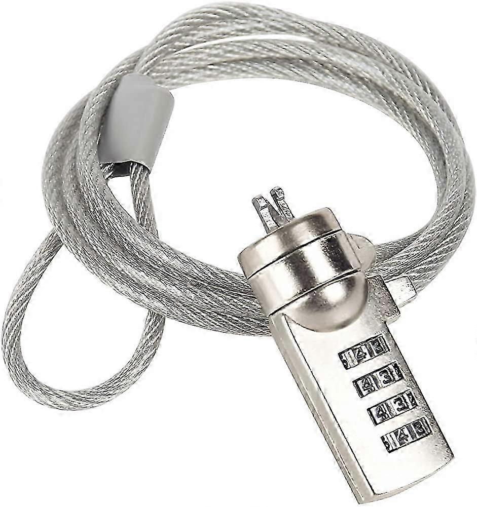 I3C Combination Security Cable Anti-Theft Laptop Computer Security Lock 4 Digit