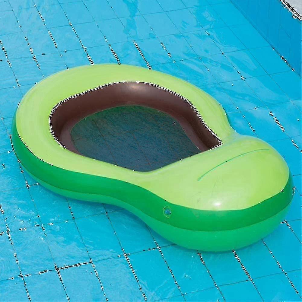 Avocado Sun Lounger Acqua Materasso gonfiabile per piscina adatto per piscine, giardini e altri luoghi 120 * 80 cm senza baldacchino