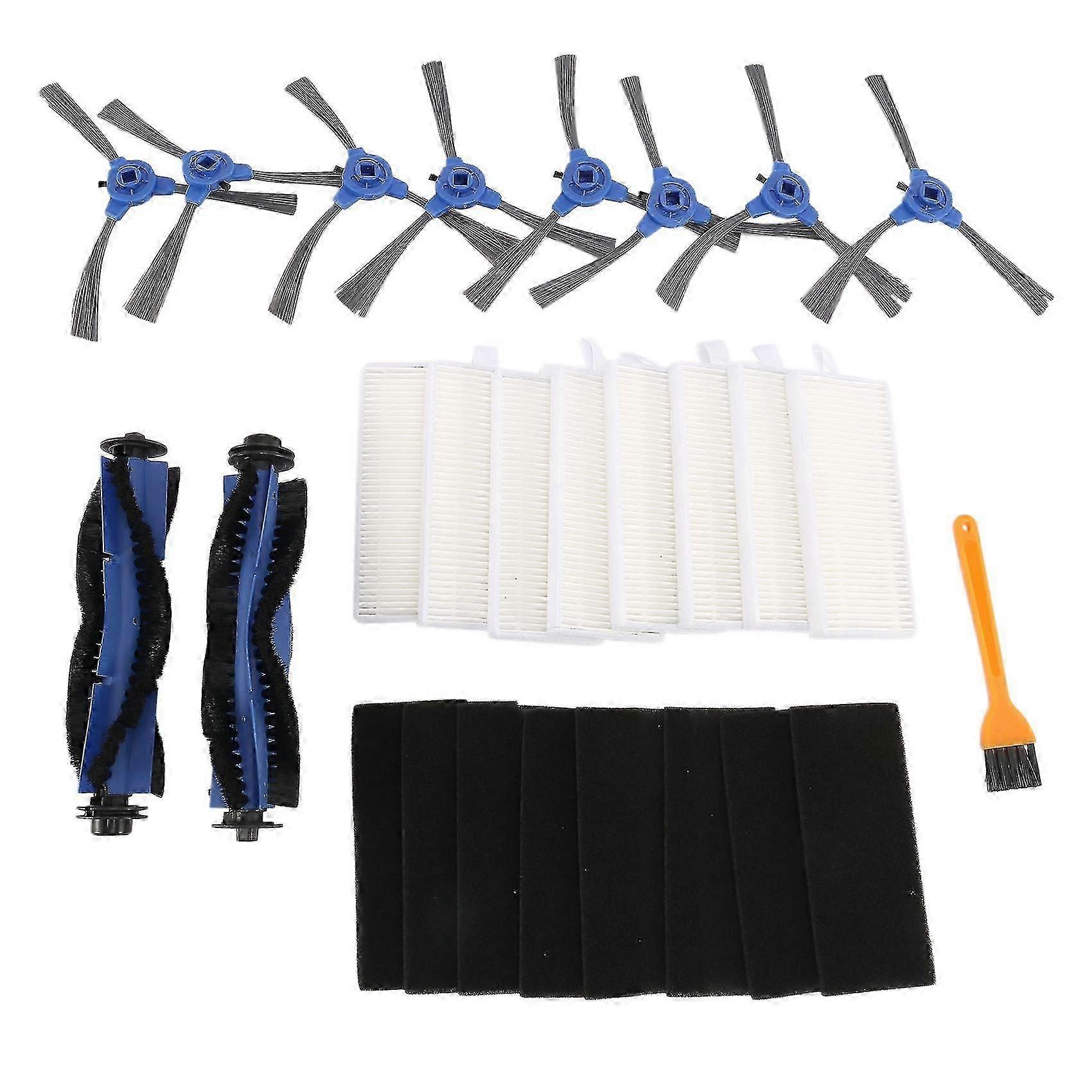 Compatible With Eufy Robovac 11s,8x Side Brushes, 2x Rolling Brush