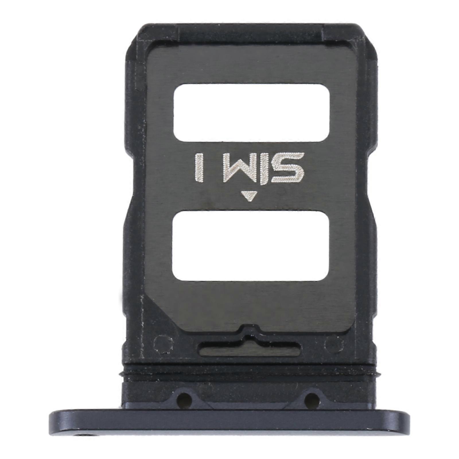 Voor Xiaomi Black Shark 5 Pro / Black Shark 5 SIM-kaarthouder + SIM-kaarthouder (zwart)