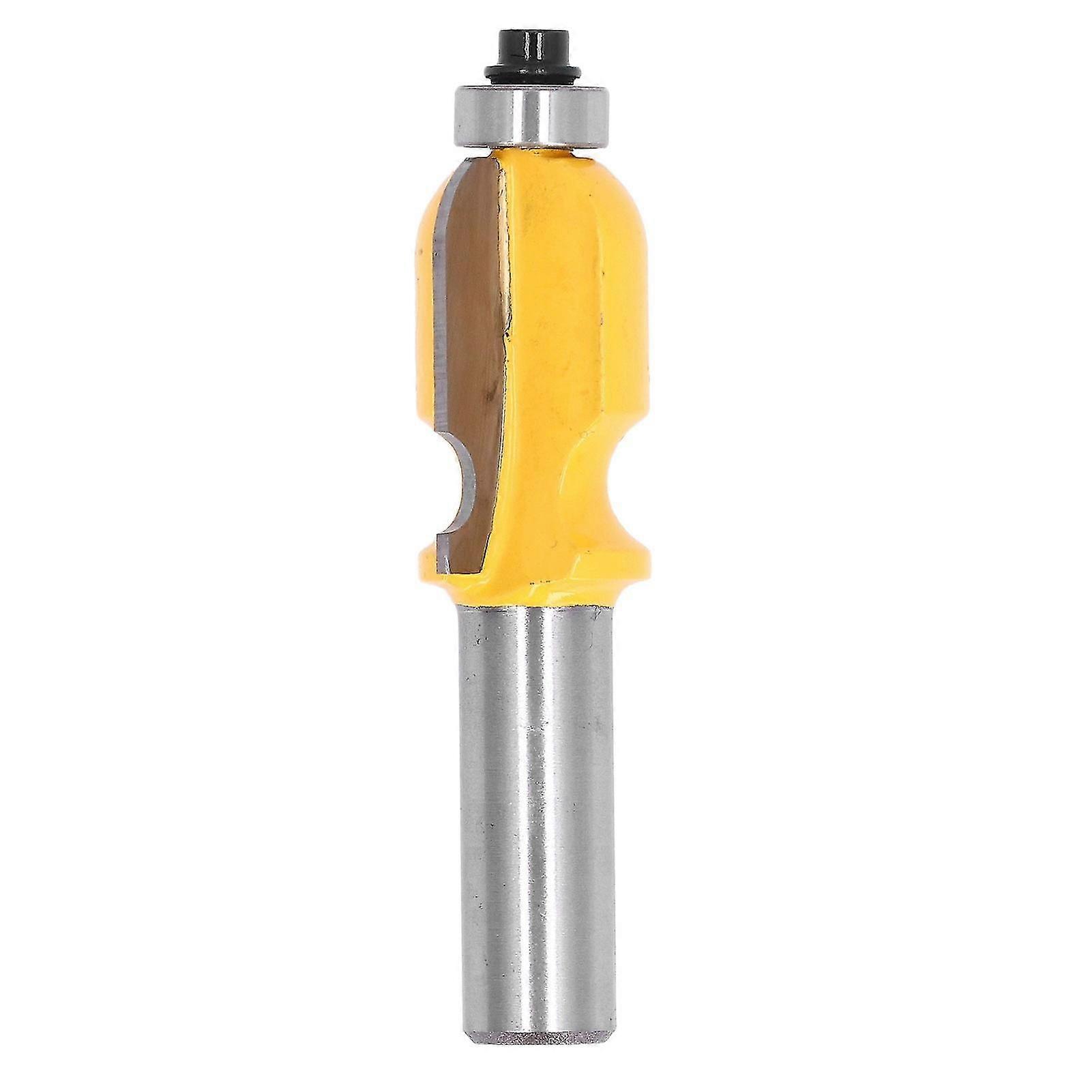 12in Shank Woodworking Router Bit - Double Round Nose Edge Forming Architectural Frame Molding Milling Cutter