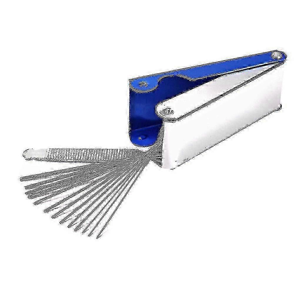 Guitar Nut Bridge File Set Luthiers Tool Box 13 Sizes Of Files 1 Flat File For Guitar Banjo Mandolin Bass String Groove Slot Xxf