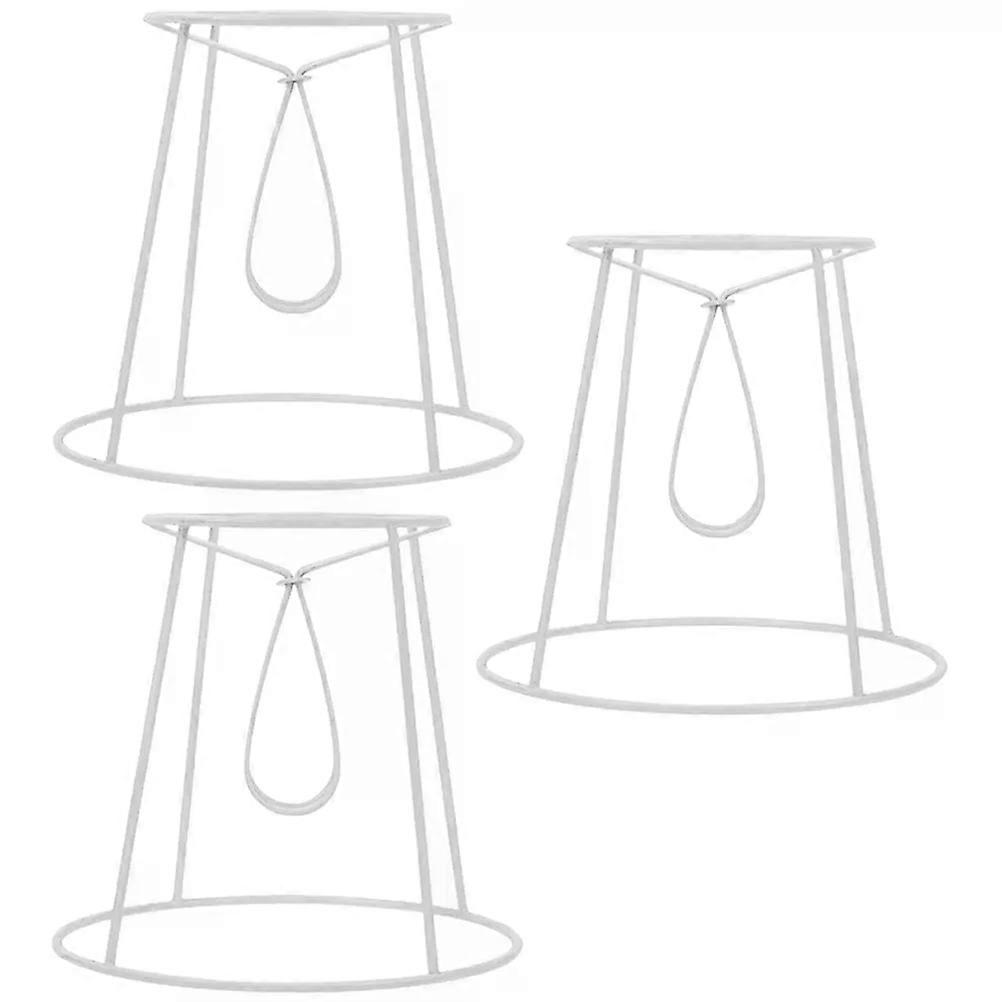 3pcs Lamp Shade Frame Metal Lampshade Rack Table Lamp Shade Frame DIY Lamp Frame
