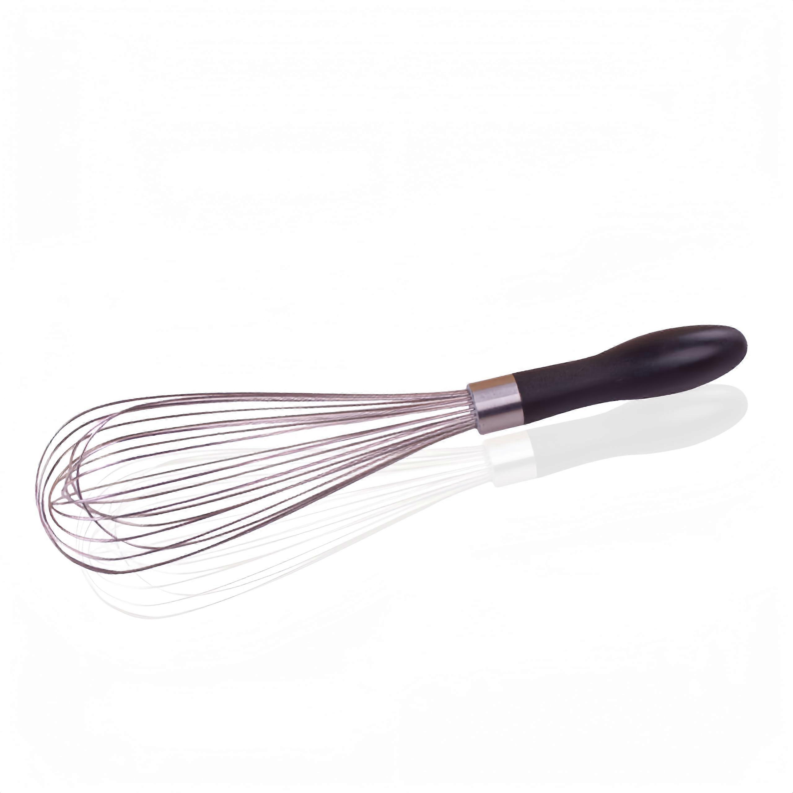 Stainless steel mixer with TPR handle egg beater for cooking and baking 12 inches