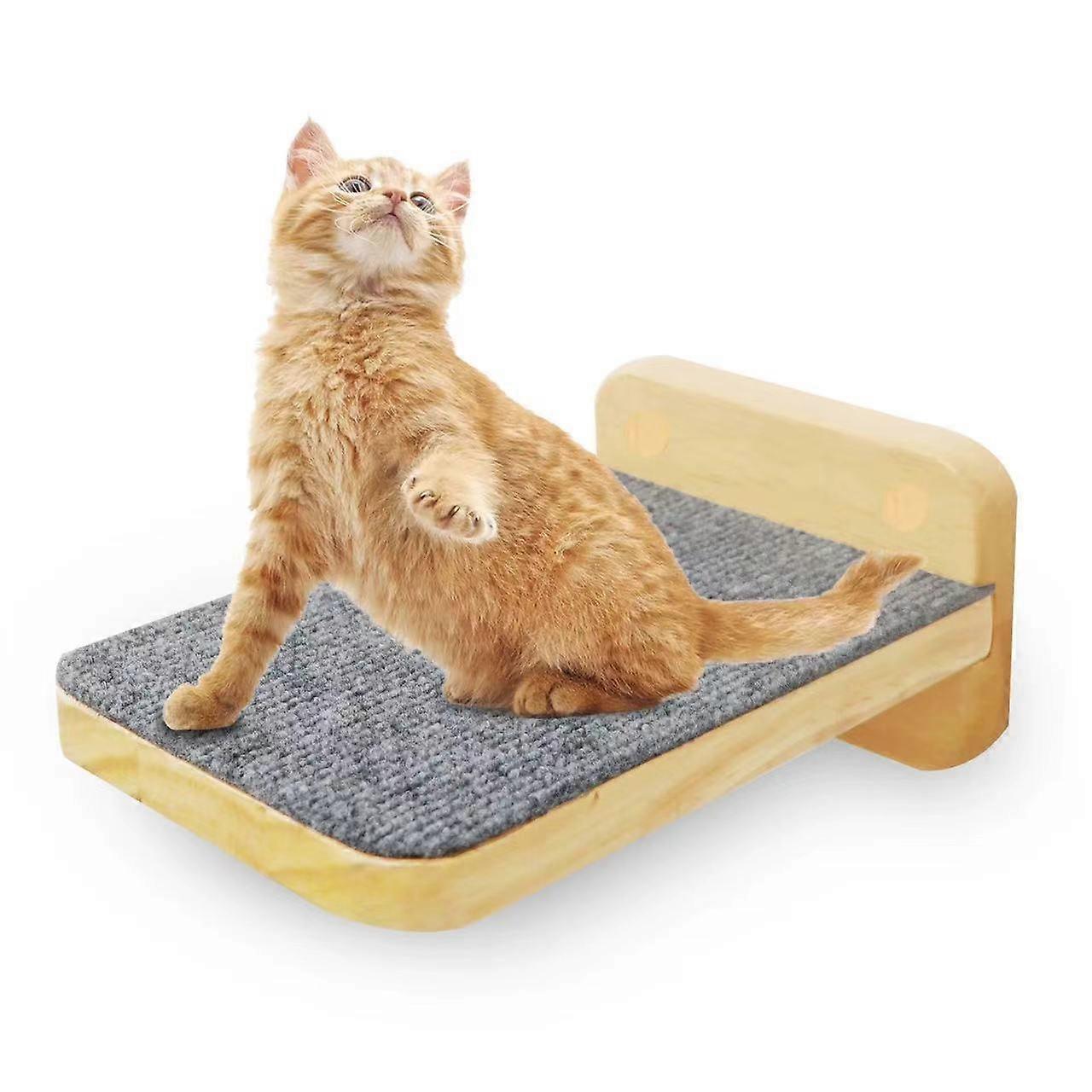 Wooden Cat Climbing Shelf for Climbing Playing Small Size