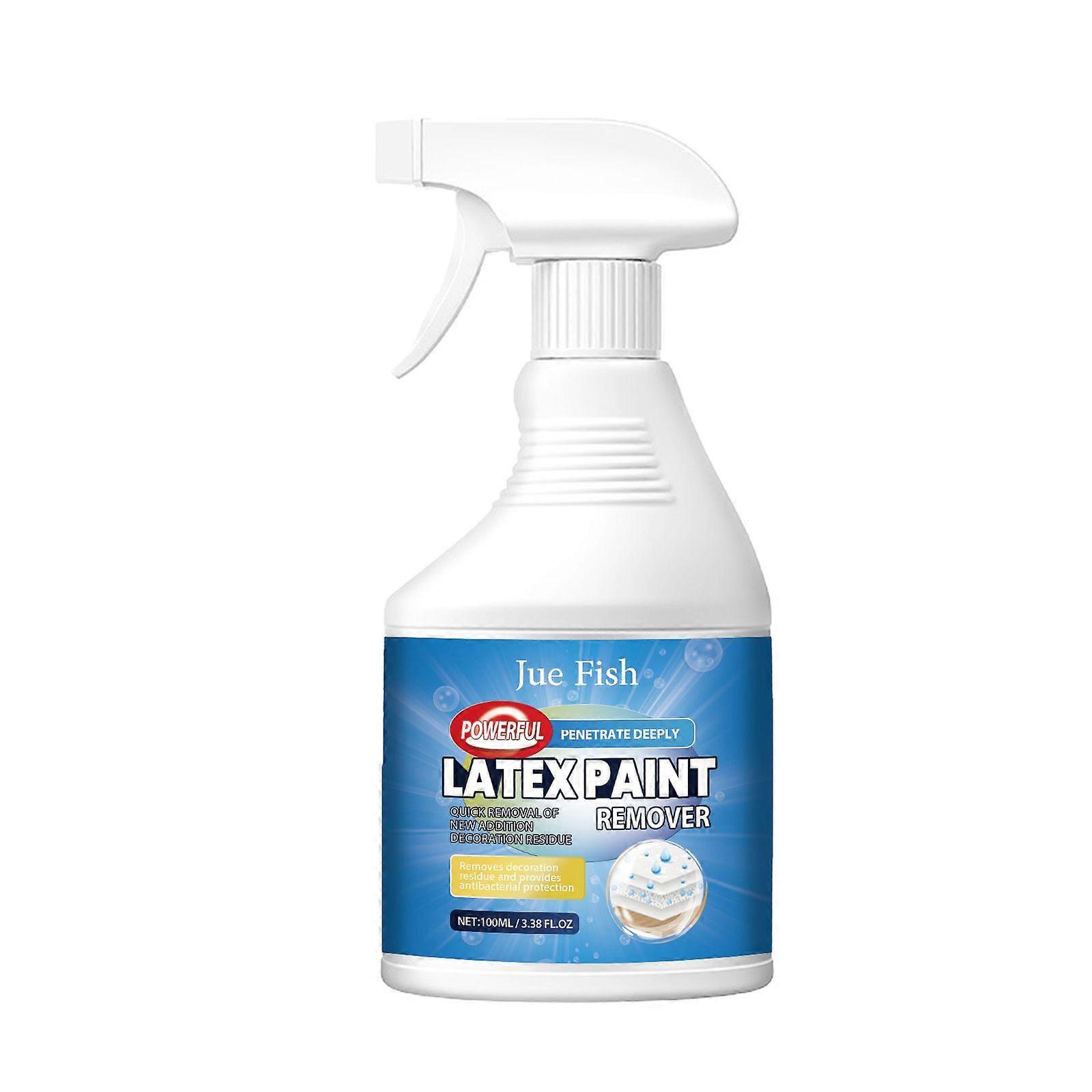 Fast-Acting Eco-Friendly Latex Paint Cleaner - 100ml Residue Remover for New House Decoration, Safe, Easy to Use, Versatile Surface Cleaning