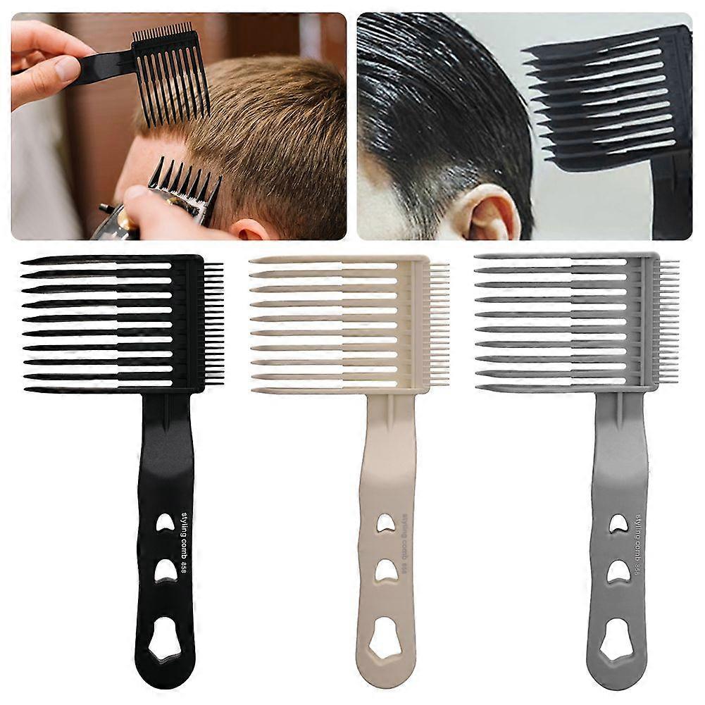 Professional Barber Comb for Men - Clipper Cuts Comb Flattops Hairdcut Tool, Ergonomic Curved Design