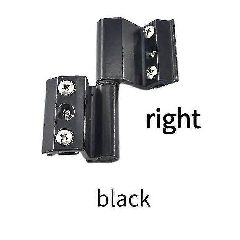 דלת וציר חלון מסגסוגת אלומיניום גשר שבור בידוד תרמי ציר חלון ציר חומרה של דלת זכוכיתשחור