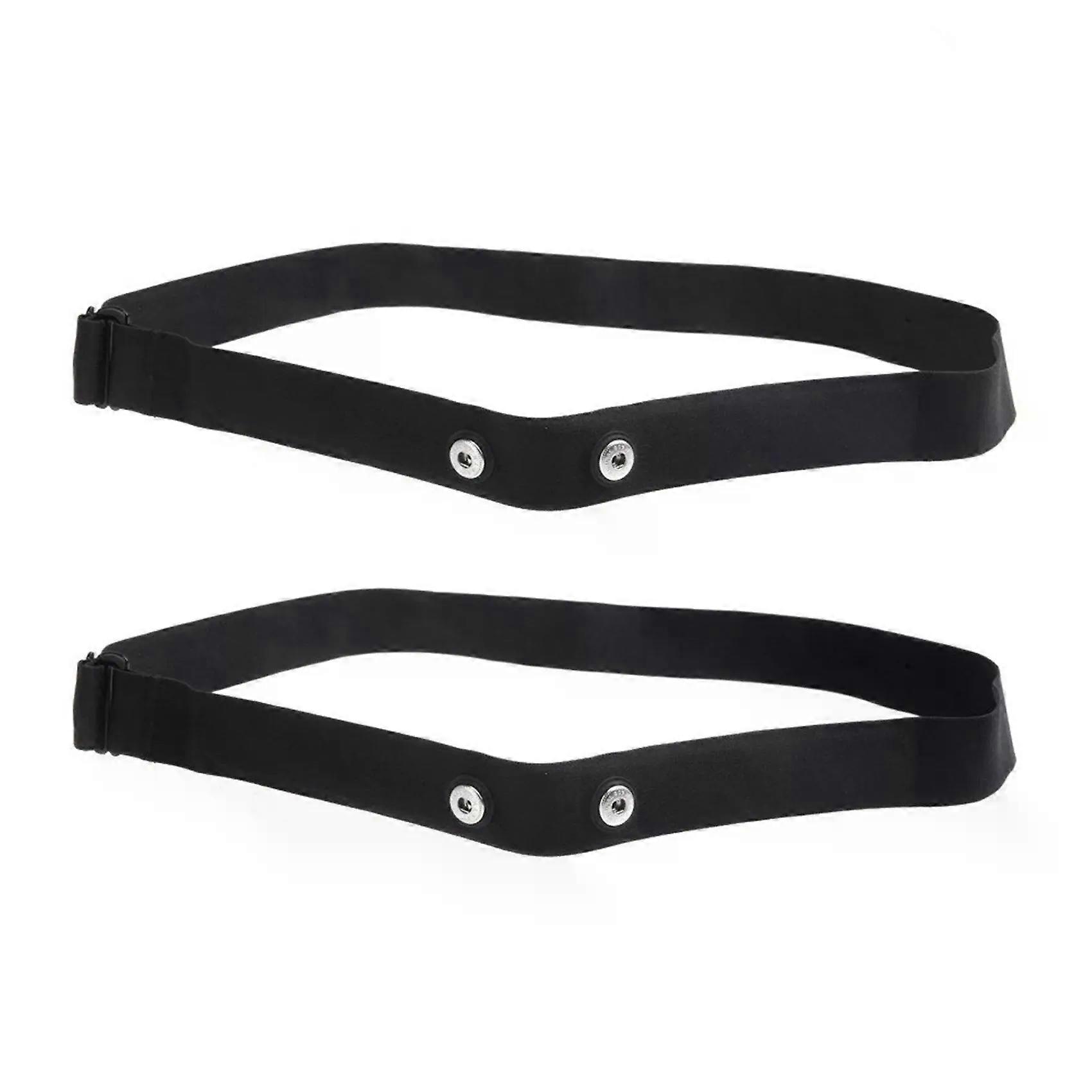 2Pcs Elastic Heart Rate Chest Strap Bands for Geonaute Wahoo Garmin Magene Bryton Coospo Heart Rate Sensor Chest Belt