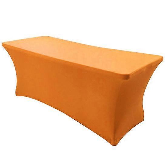 Table Cover Solid Color Stretchable Polyester Banquet Events Desk Cloth