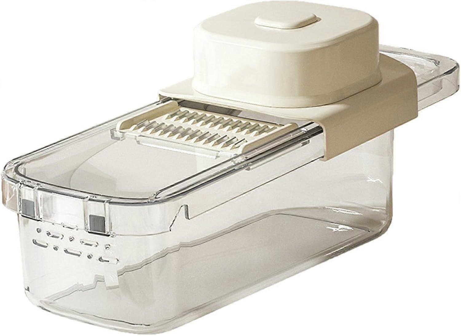 Easy-to-use Vegetable Cutting Tool With Storage Box, 1 Set Vegetable Cutting Machine, 7 Cutter with Storage Box, Efficient Ergonomic Multifunctional K