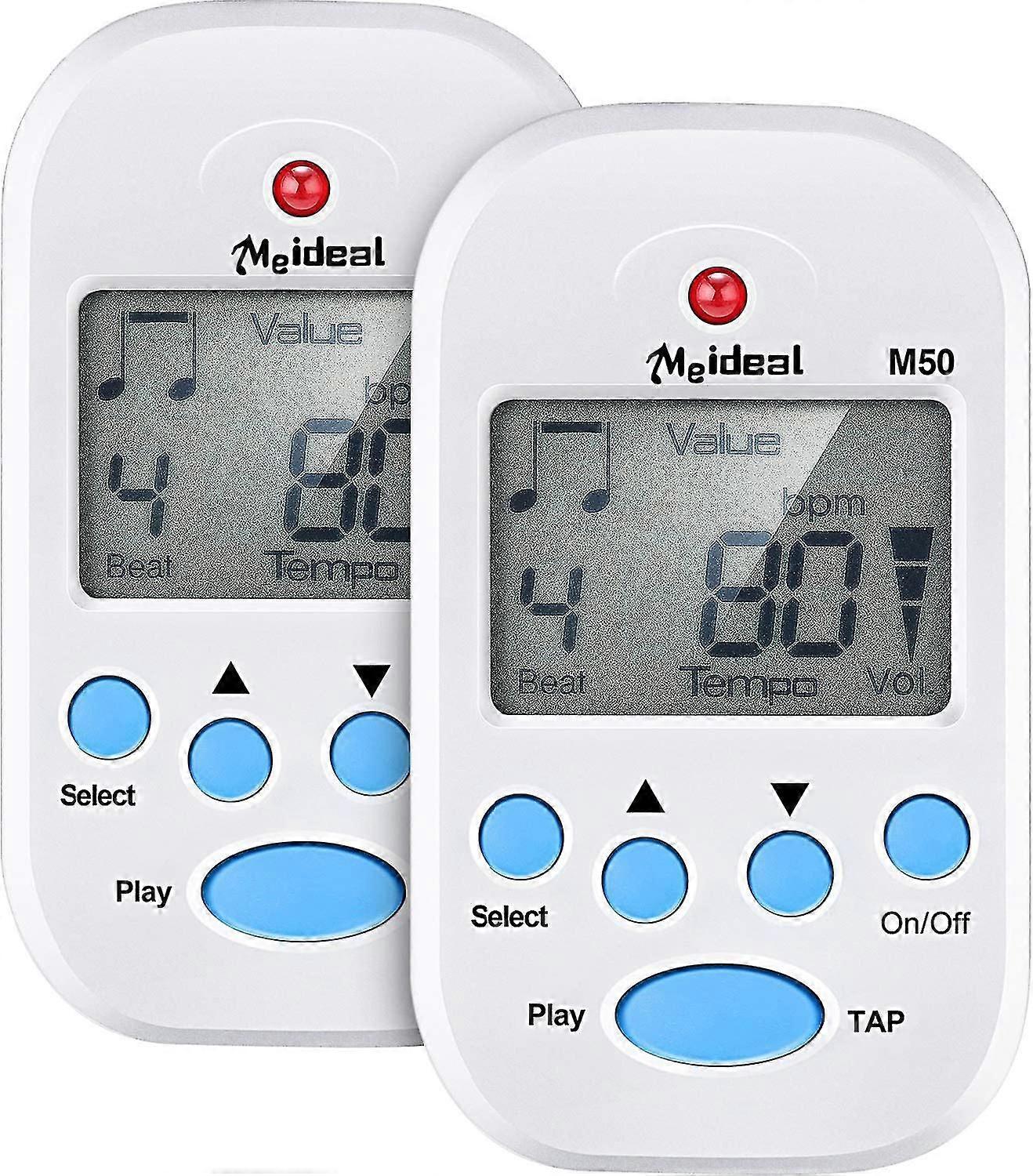 Mini Digital Metronome, Multifunctional, Portable, Volume Adjustable, Clip on, with Speaker, Beat Tempo, with Battery