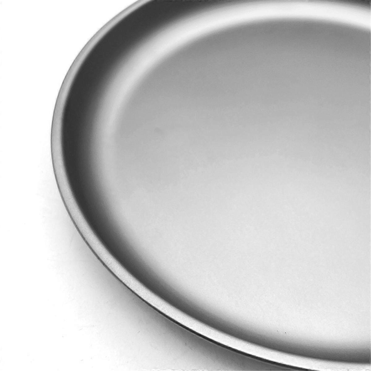 Pure Titanium Frying Pan, Portable Plate,Suitable for Outdoor Camping
