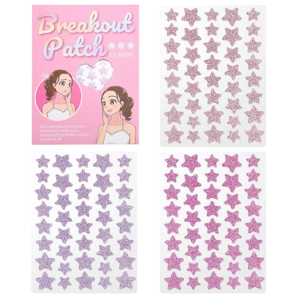 Pimple Patches for Face (120 Counts) +Pink+Rose Red