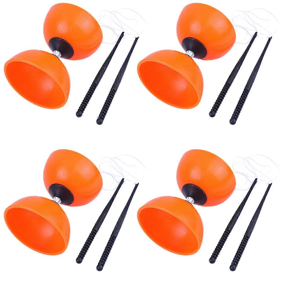 Double-Headed Shaking Rod Diabolo orange