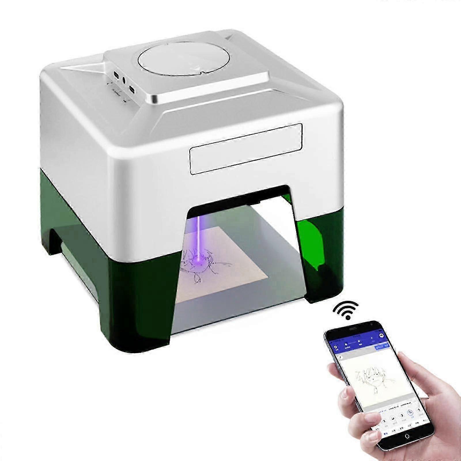 Microlaser Gravering Machine Bluetooth-kompatibel Multifunksjonell AppGraver