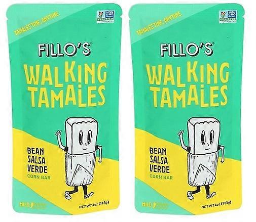 Fillo's Walking Tamales Bean Salsa Verde 2 Pack
