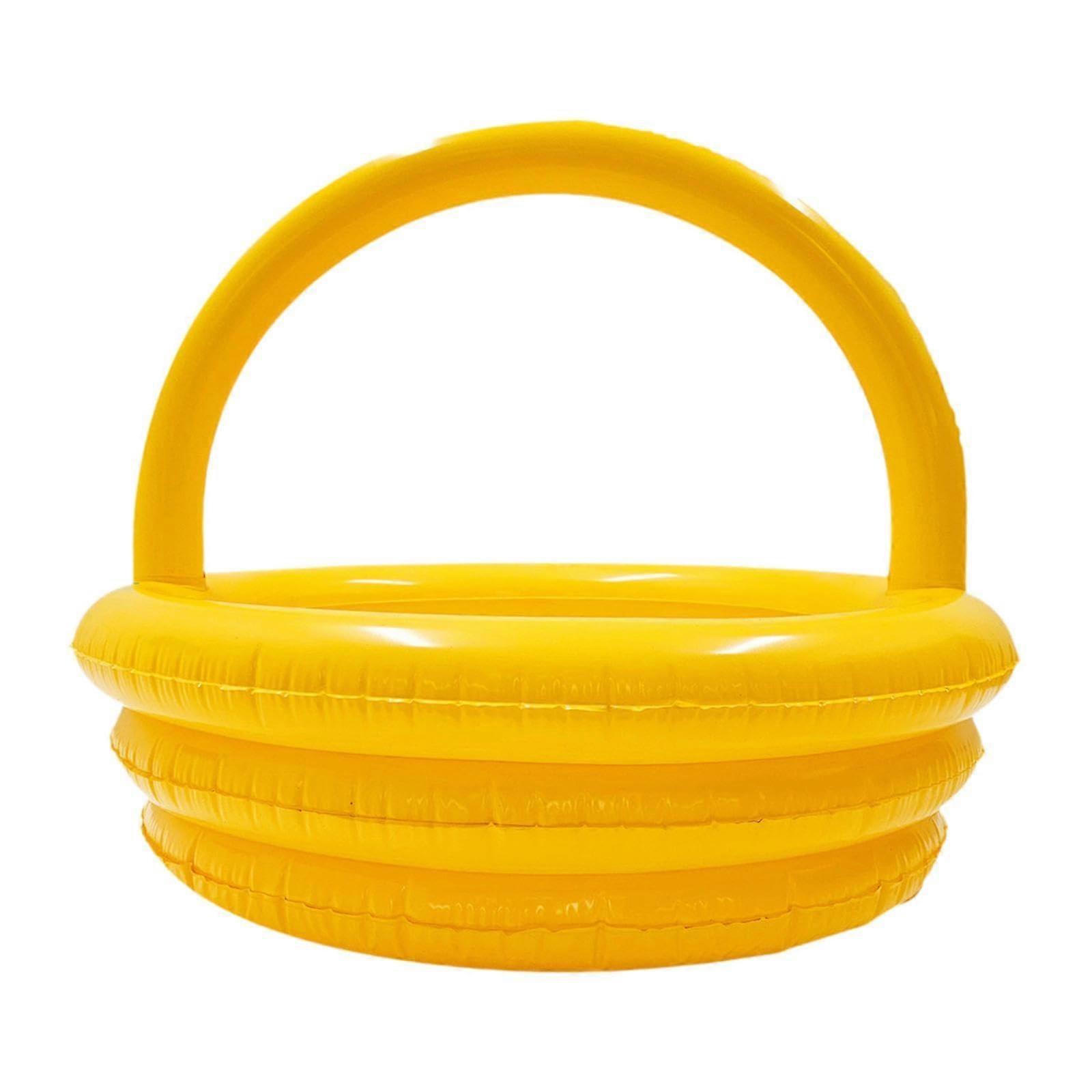 Inflatable Drink Cooler with Heavy-Duty PVC, 48-Can Capacity, Portable Design for Outdoor Parties and Picnics