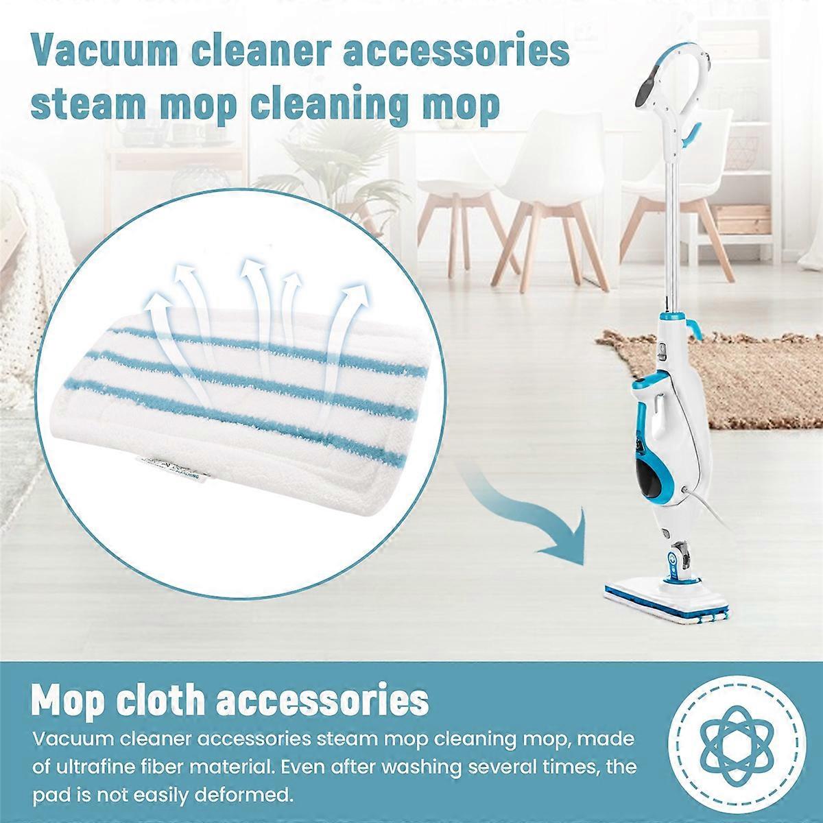Pack of 5 Microfiber Pads for Black& Steam Mop Replacement