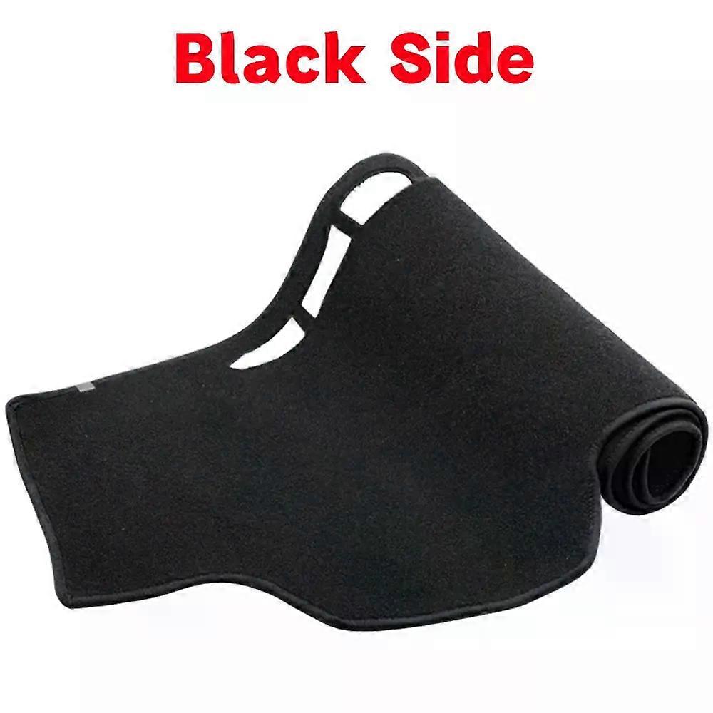 Applies toBuildreamen2 Car Dashboard Avoid Light Pad Instrument Platform Dash Desk Mat Back Anti-Slip Carpet For Toyota Yaris L 2014 2015