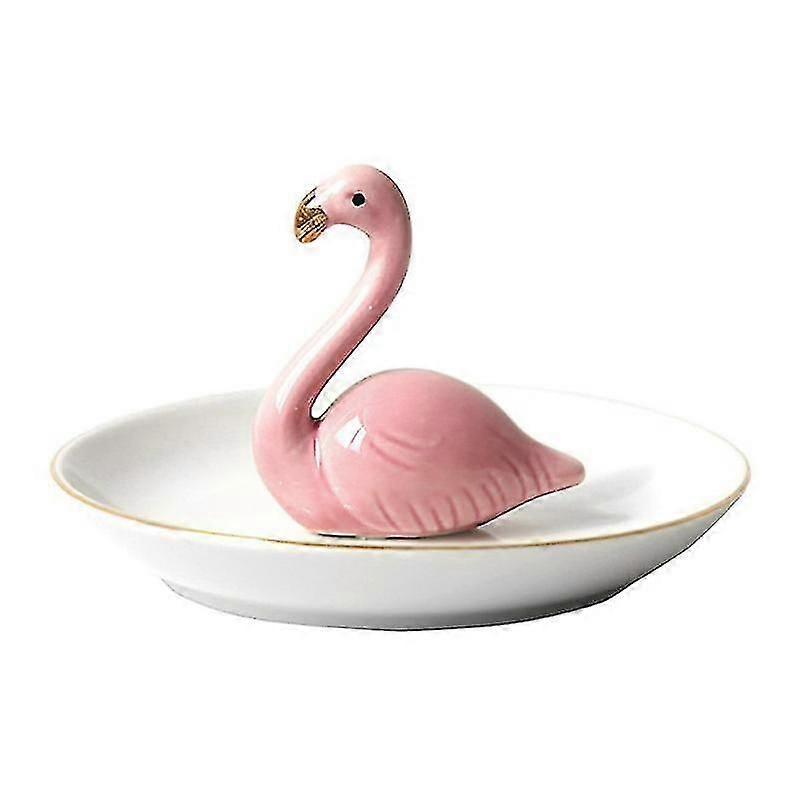 1pcs Flamingo Jewelry Tray