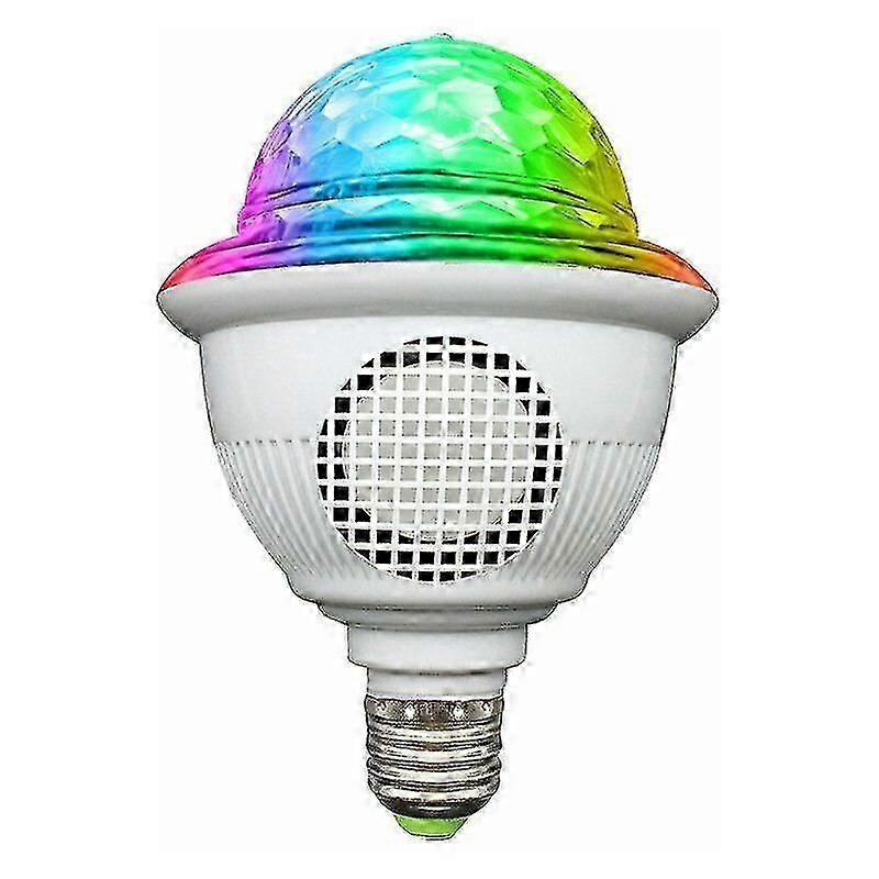 Disco Ball Light With Remote Control 16.4ft E26/e27 Screw Socket Bluetooth Speaker Sound Activated Rgb Disco Party Rorate Light Bulb For Party Birthda